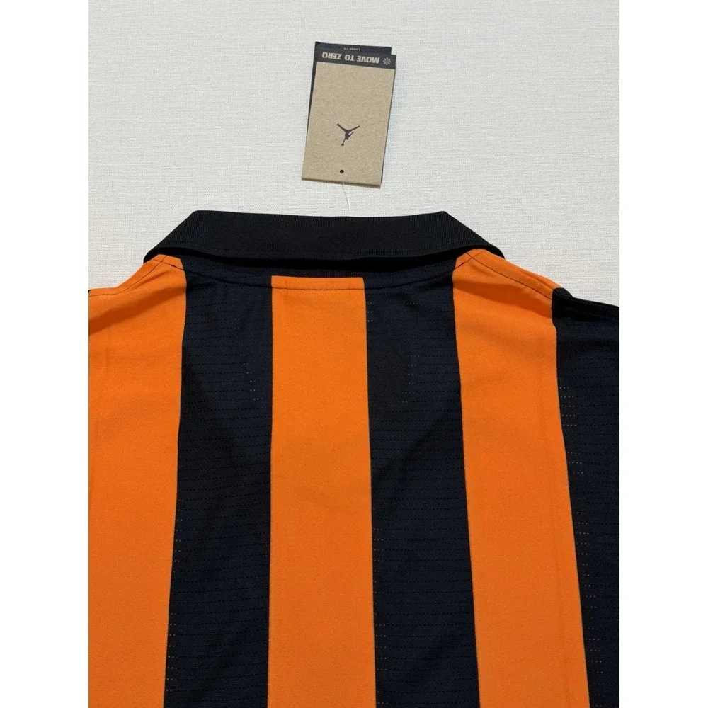 Nike Jordan Brooklyn Collegiate Goalie Shirt Mens Size L Orange HV0107-010 NWT
